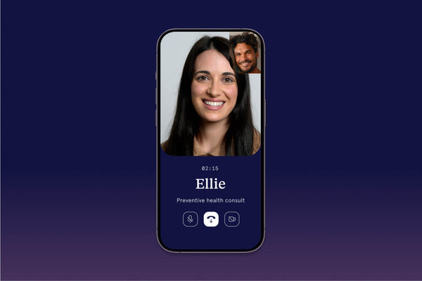 Genetic counsellor providing video consult